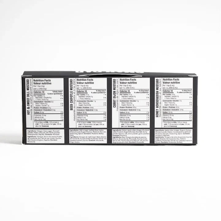 Smak Dab Black Variety Pack - Gourmet Mustard