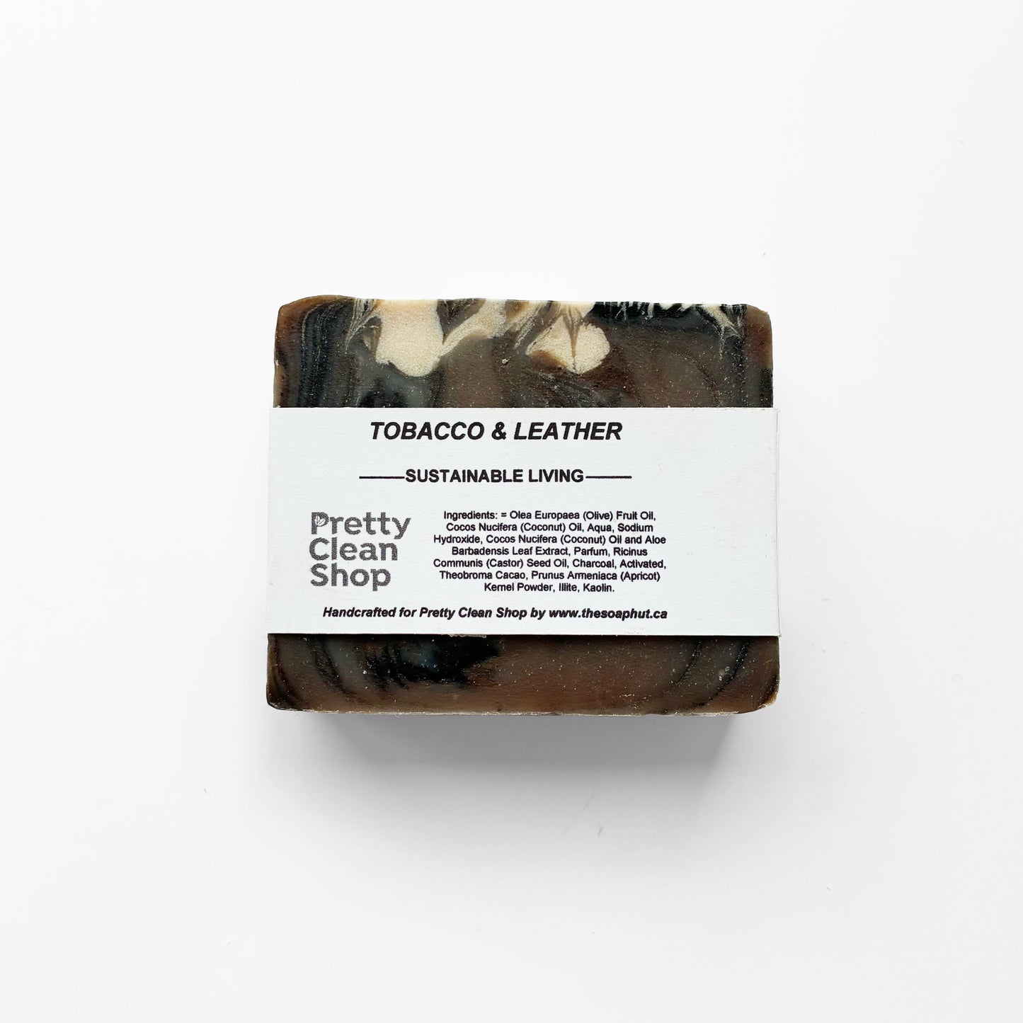 Artisanal Soap Bar Tobacco and Leather | prettycleanshop