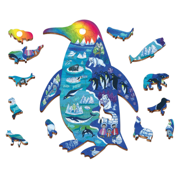 Woody Puzzle - Polar Animals | prettycleanshop