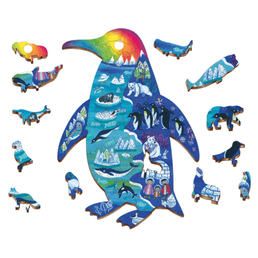 Woody Puzzle - Polar Animals | prettycleanshop.myshopify.com