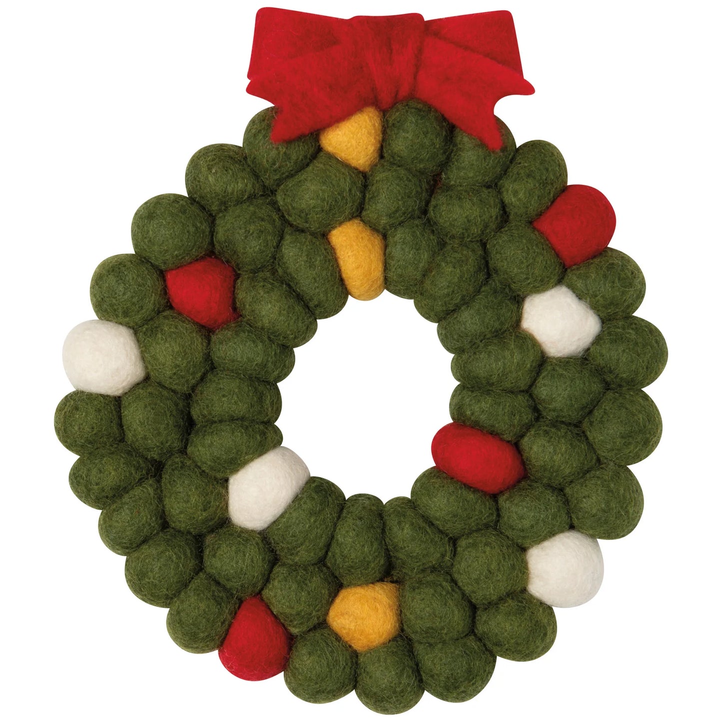 Felted Wool Trivet - Christmas