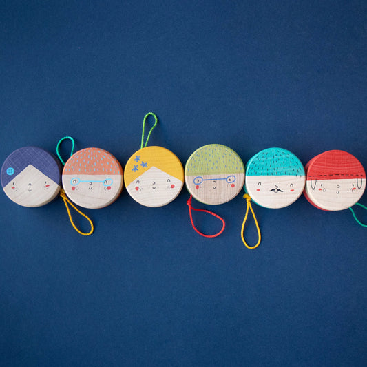 Wooden Yo-Yo Friends Mix | prettycleanshop.myshopify.com