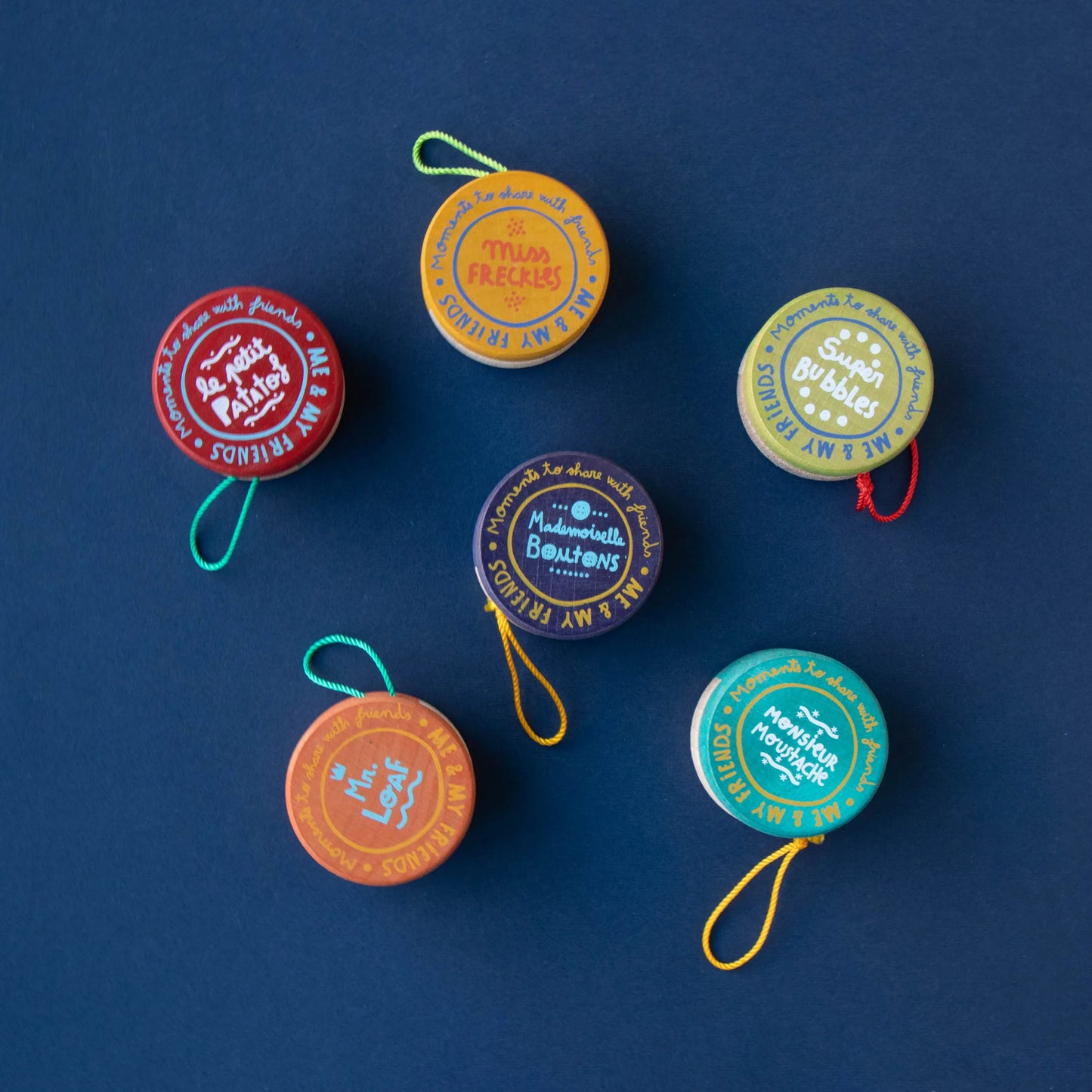 Wooden Yo-Yo Friends Mix | prettycleanshop