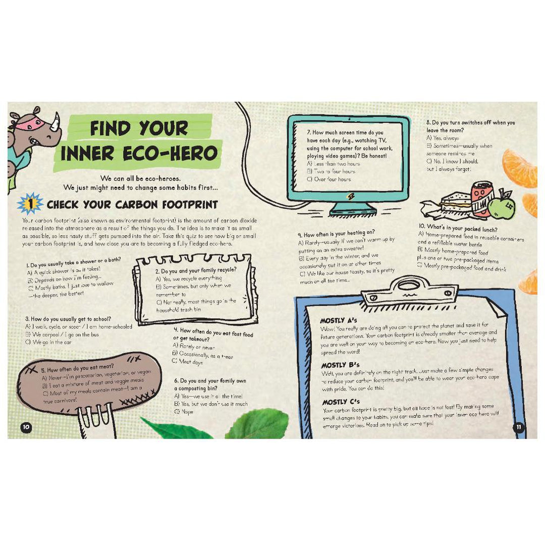101 Ways to be an Eco Hero - by Kait Eaton Books Books Various Prettycleanshop