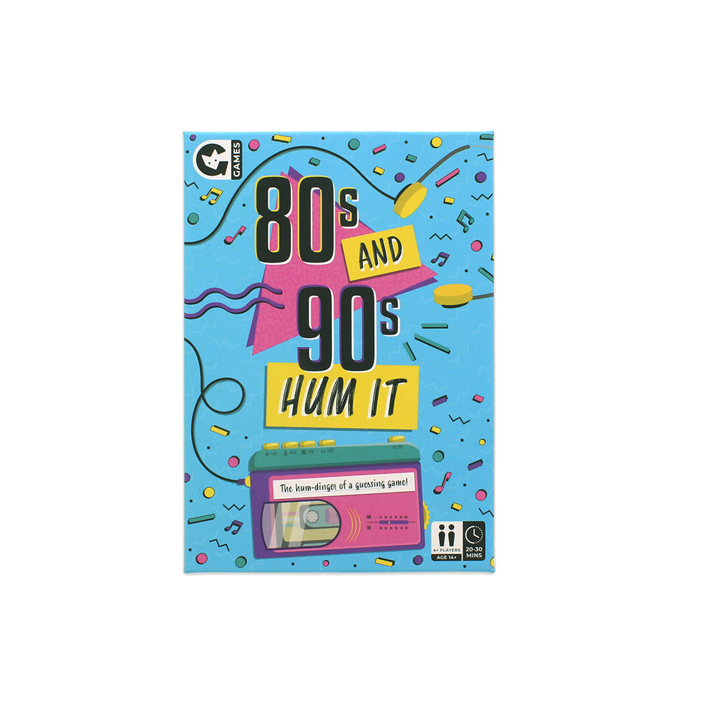 80s and 90s hum it! Party Game Games Ginger Fox Prettycleanshop