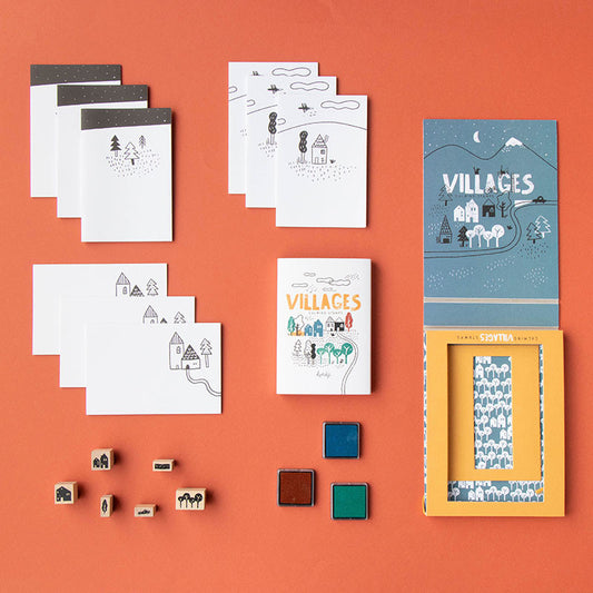 Wooden Stamps - Villages by LONDJI Kids Londji Prettycleanshop