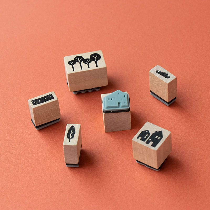 Wooden Stamps - Villages | prettycleanshop