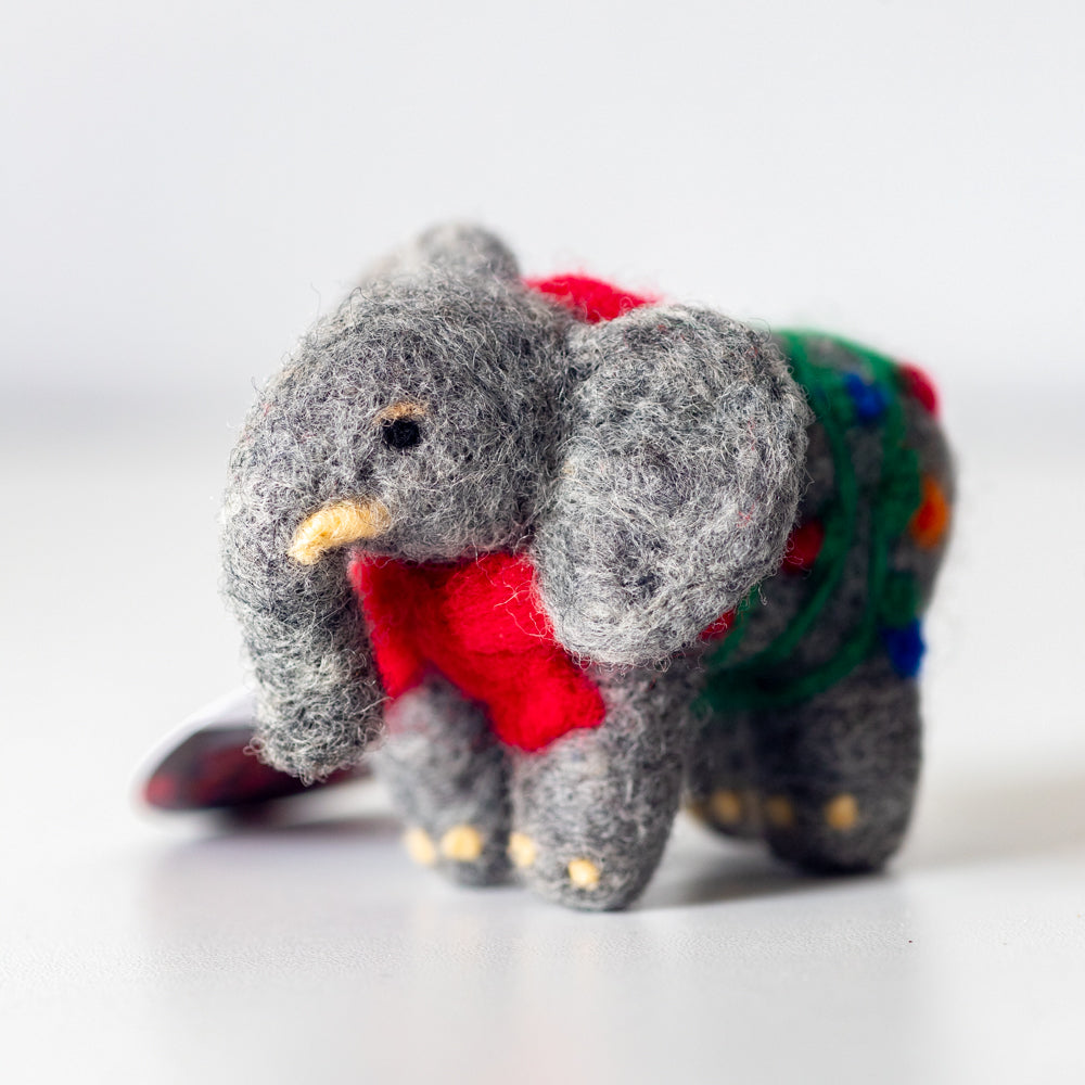 Felti Assorted Holiday Animal Ornaments