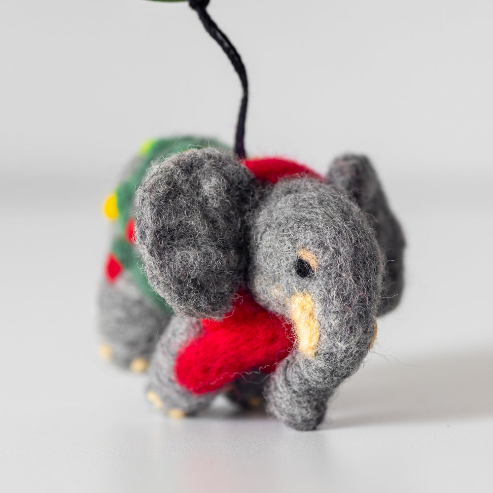 Felti Assorted Holiday Animal Ornaments