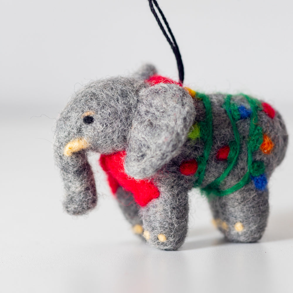 Felti Assorted Holiday Animal Ornaments