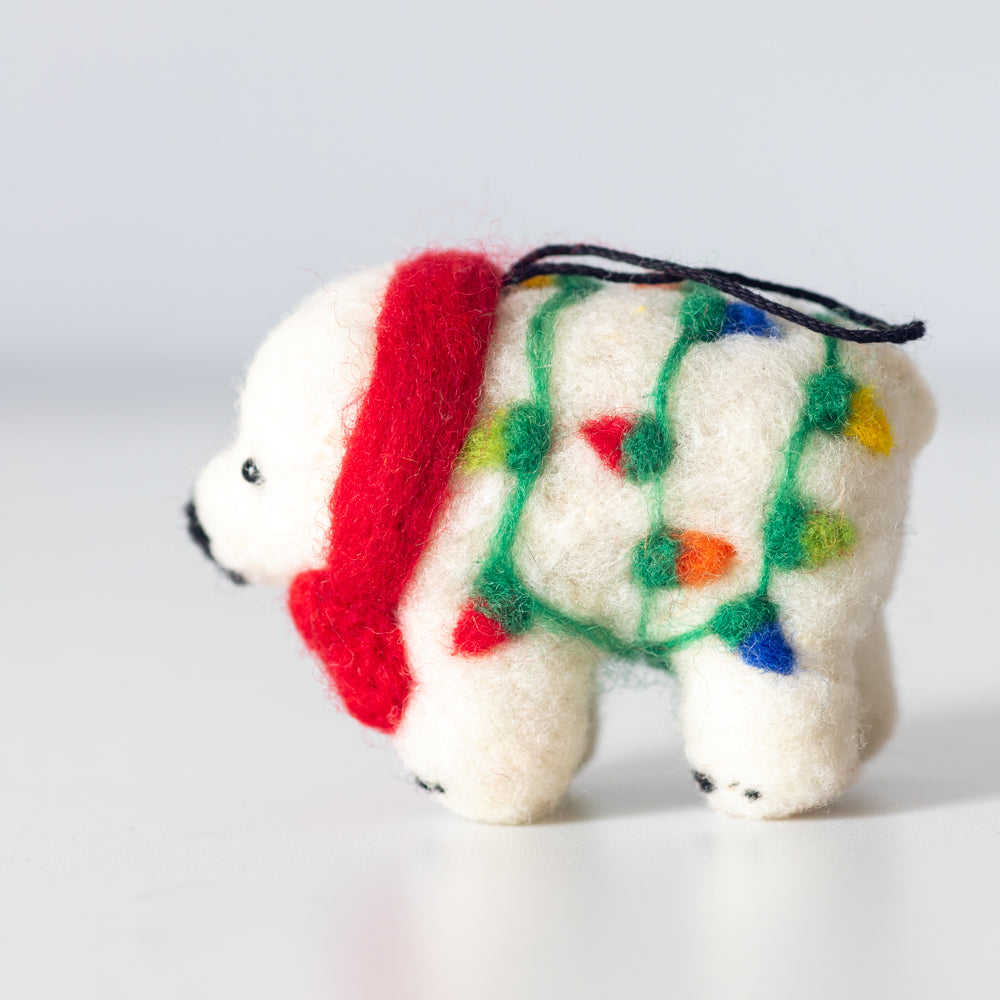 Felti Assorted Holiday Animal Ornaments