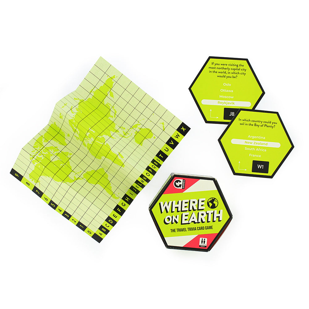 Where on Earth? Trivia Game by Ginger Fox