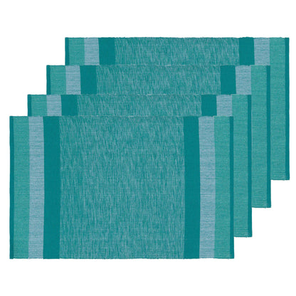 Recycled Placemats Second Spin - Set of 4 Kitchen Now Designs Teal Prettycleanshop
