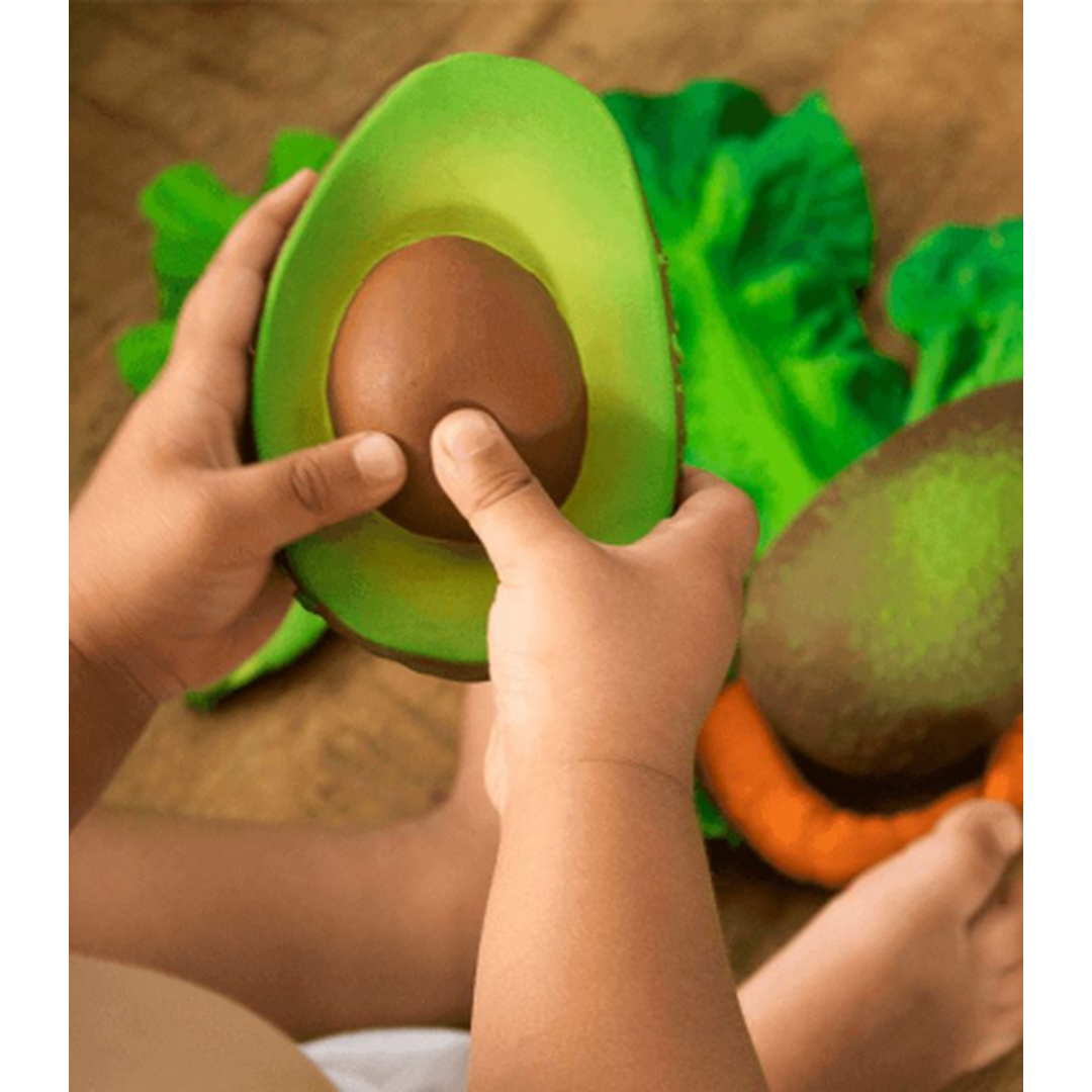Natural Rubber Teether - Arnold The Avocado