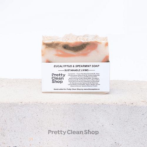 Artisanal Soap Bar Eucalyptus & Spearmint x Pretty Clean Shop Bath and Body Pretty Clean Living Prettycleanshop