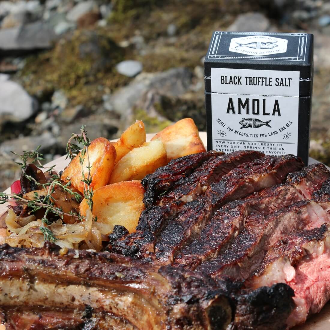 Black Truffle Salt by Amola Salt Kitchen Amola Salt Prettycleanshop