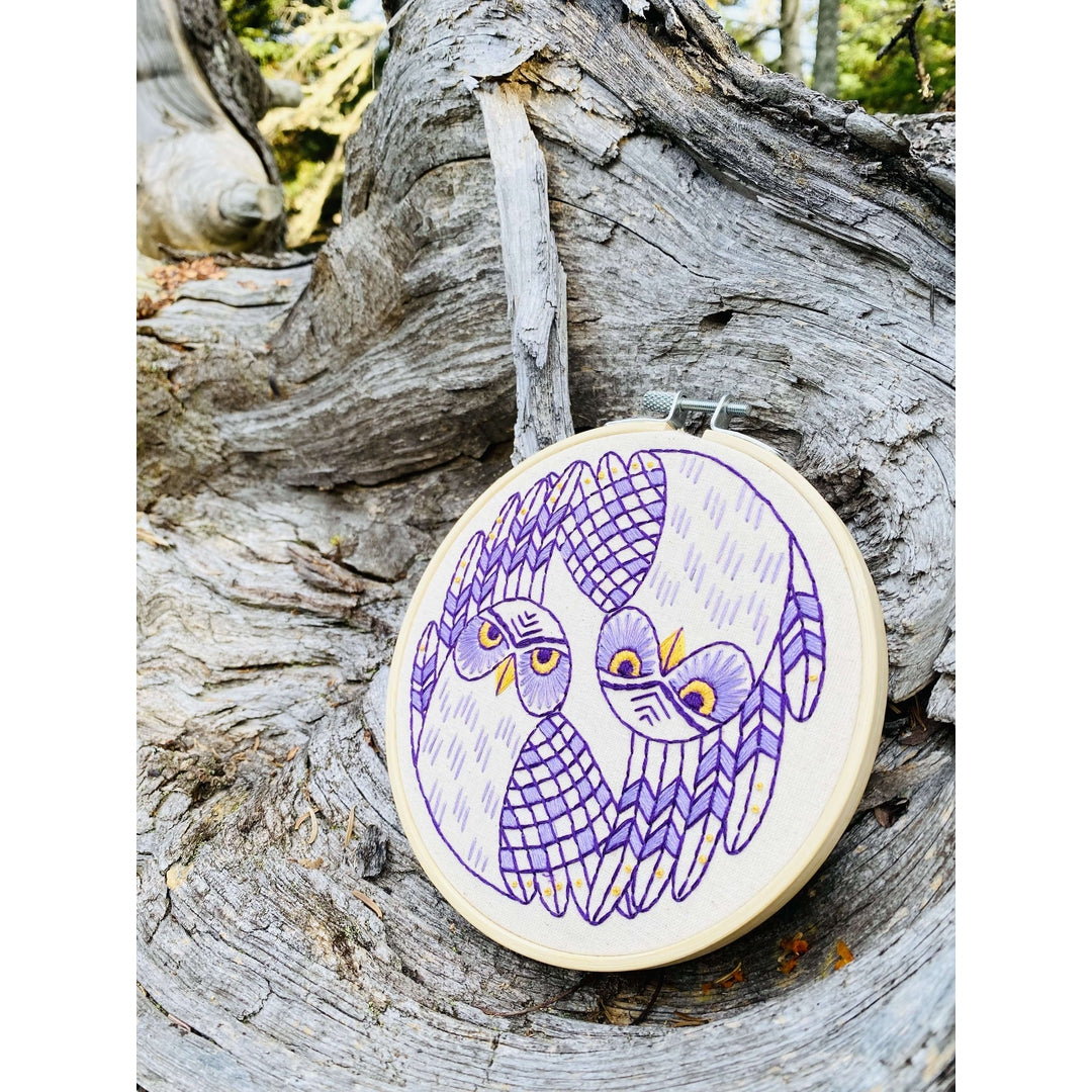 Burrowing Owls - Embroidery Kit by Hook, Line & Tinker Hook, Line & Tinker Embroidery Kits Inc Prettycleanshop