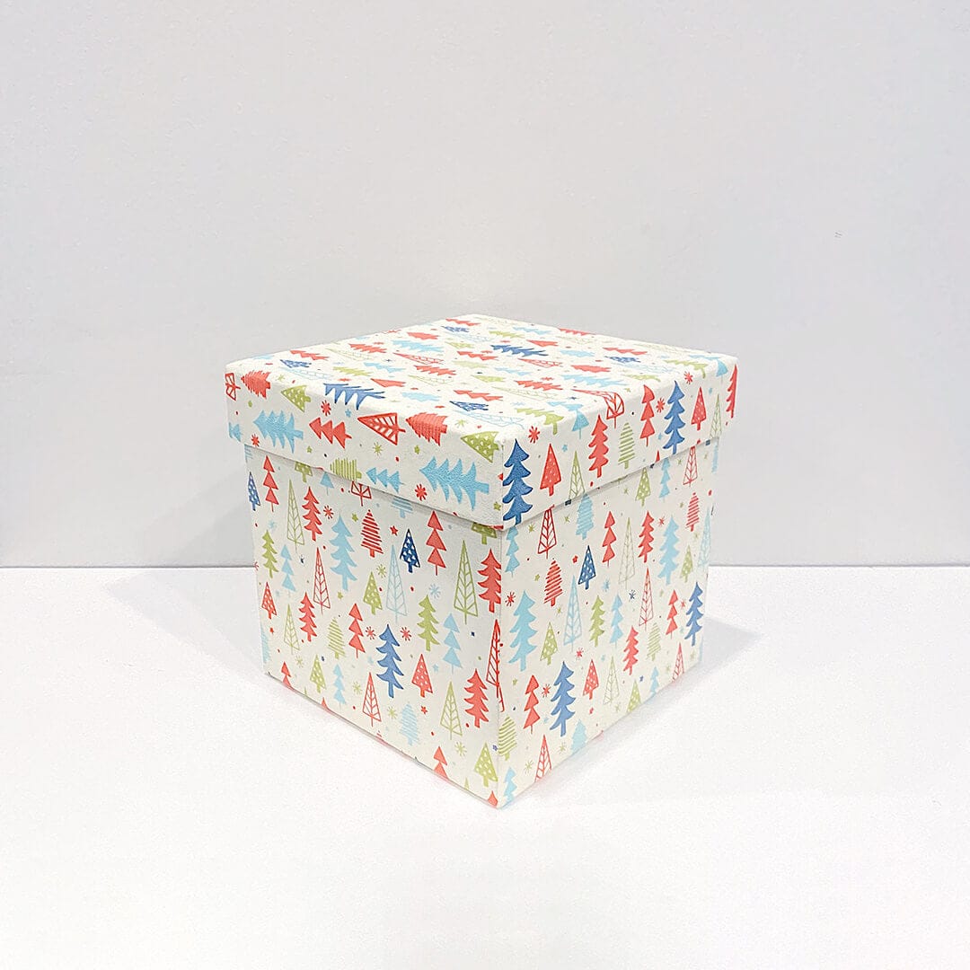 CHRISTMAS TREE Handmade Gift Boxes Recycled Cotton Paper | prettycleanshop
