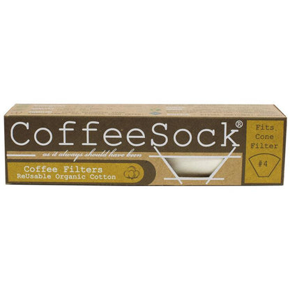 Coffee Sock - Reusable Filters 2 pk Kitchen Coffee Sock Cone #4 Prettycleanshop