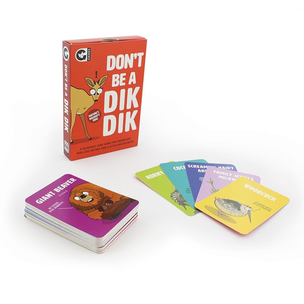 Don’t Be A Dik Dik Card Game by Ginger Fox Games Ginger Fox Prettycleanshop