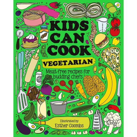 Kids Can Cook Vegetarian Illustrated by Esther Coombs Books Books Various Prettycleanshop