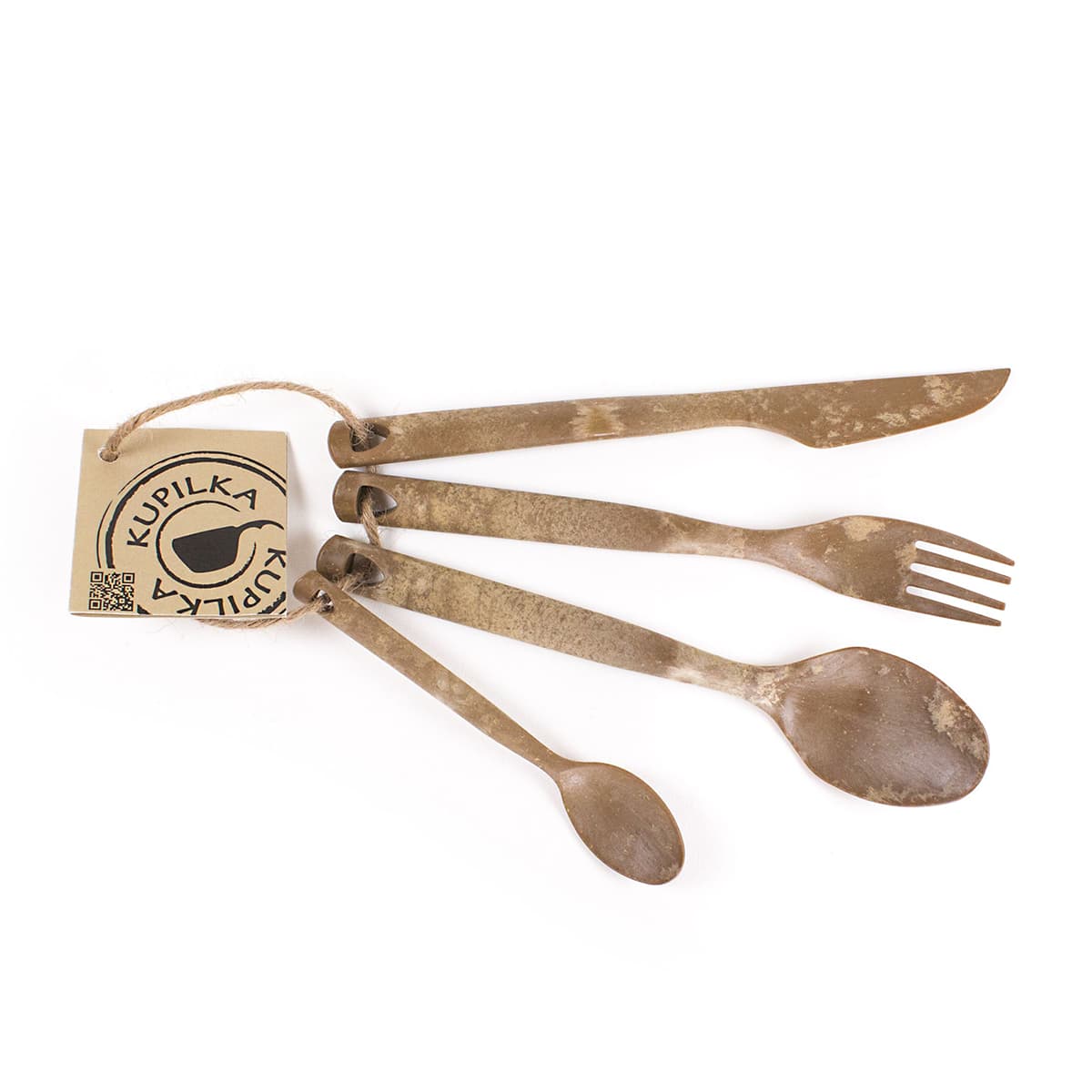 Kupilka Cutlery Set on the go Kupilka Brown Prettycleanshop