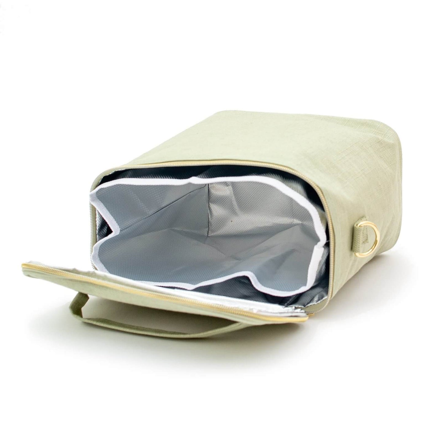 Linen Lunch Poche Bag - Sage Green - by SoYoung on the go SoYoung Prettycleanshop
