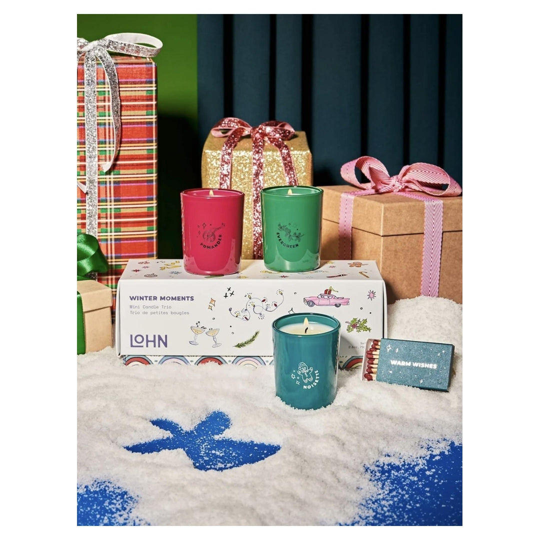 LOHN Winter Moments / Mini Candle Trio Set Holiday Lohn Prettycleanshop