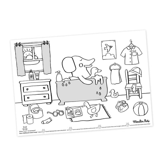 Colouring Placemats Popipop - set of 40-Art & Drawing Toys-Pretty Clean Shop
