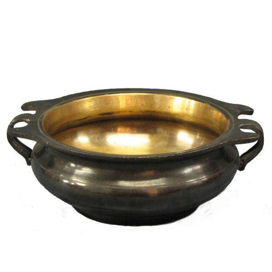 Small Antiqued Brass Incense Bowl Candles + Aroma Pretty Clean Shop Prettycleanshop