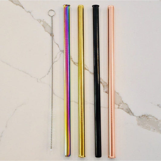 Straw Set - Shakes & Smoothies on the go Pretty Clean Living Prettycleanshop