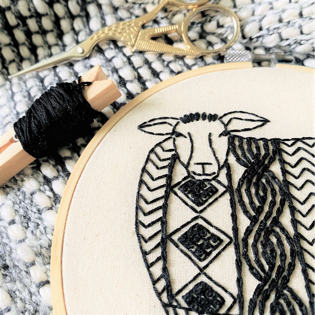 Sweater Weather - Embroidery Kit by Hook, Line & Tinker Hook, Line & Tinker Embroidery Kits Inc Prettycleanshop