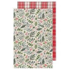Kitchen Tea Towels 100% cotton - Bough & Berry Set of 2-Kitchen Towels-Pretty Clean Shop