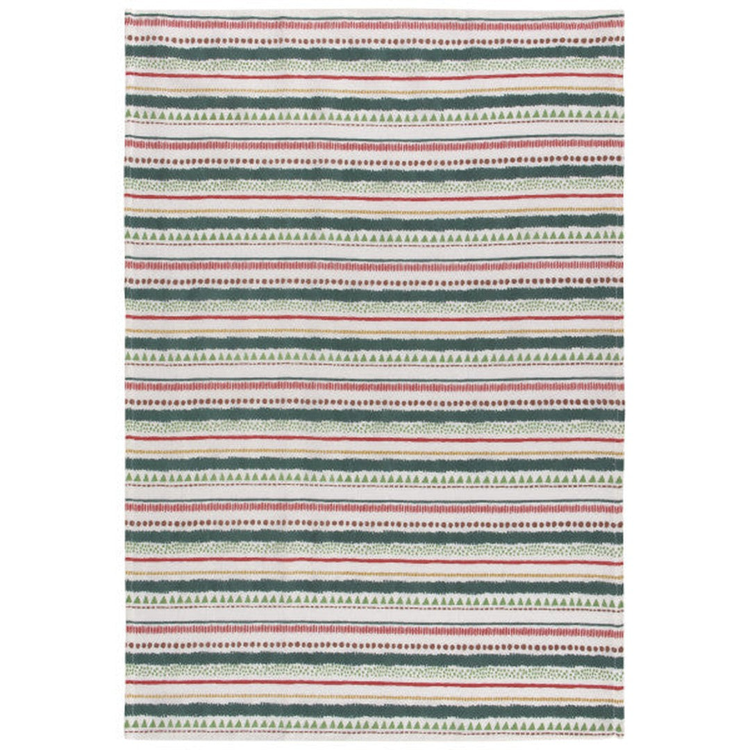 Tea Towels Floursack 100% Cotton - Merry & Bright Set of 2 Holiday Now Designs Prettycleanshop