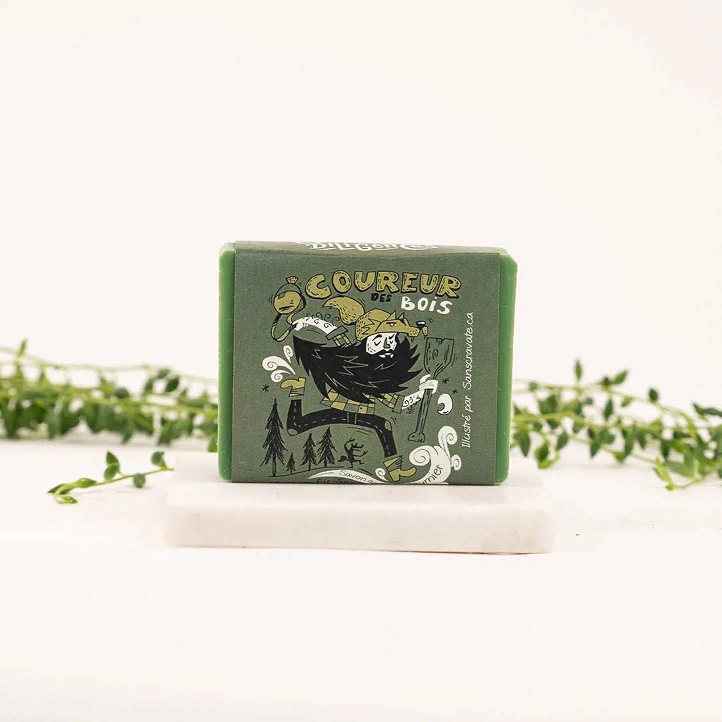 The Fur Trader (Coureur des bois) - Balsam Fir Soap Bath and Body Savonnerie des Diligences Prettycleanshop