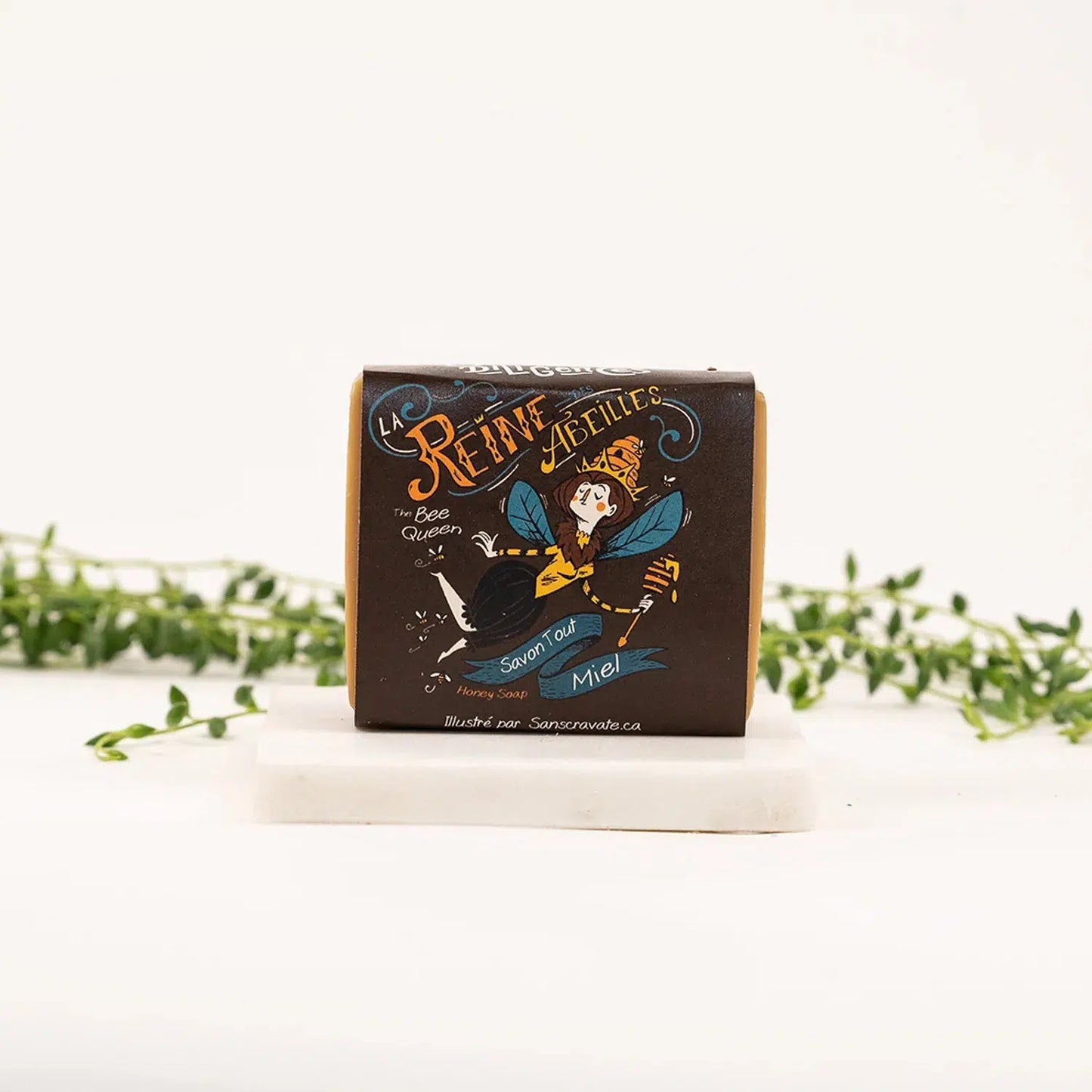 The Queen Bee (La Reine Abeilles) - Honey soap Bath and Body Savonnerie des Diligences Prettycleanshop