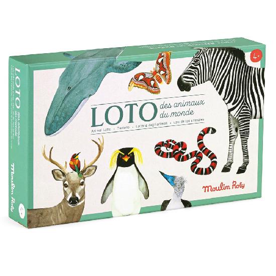 Tout Autour Animal Lotto/Bingo by Moulin Roty Baby and Kids Moulin Roty Prettycleanshop