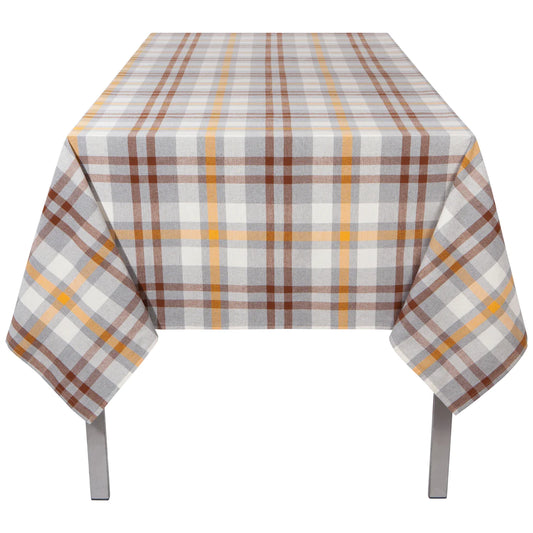 Recycled Tablecloth Second Spin - Plaid Maize