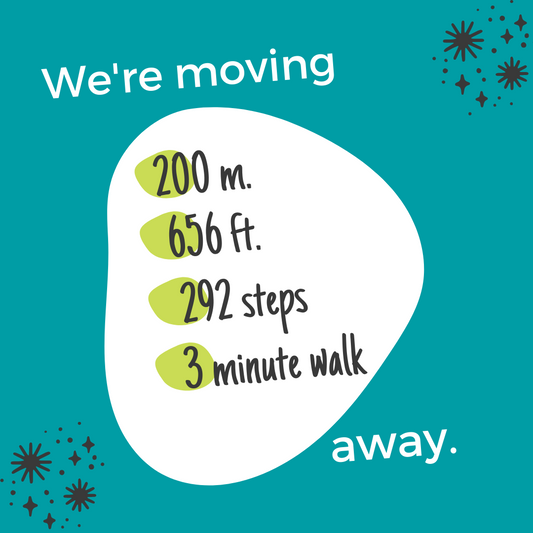 We're moving... But we're staying! | Pretty Clean Shop