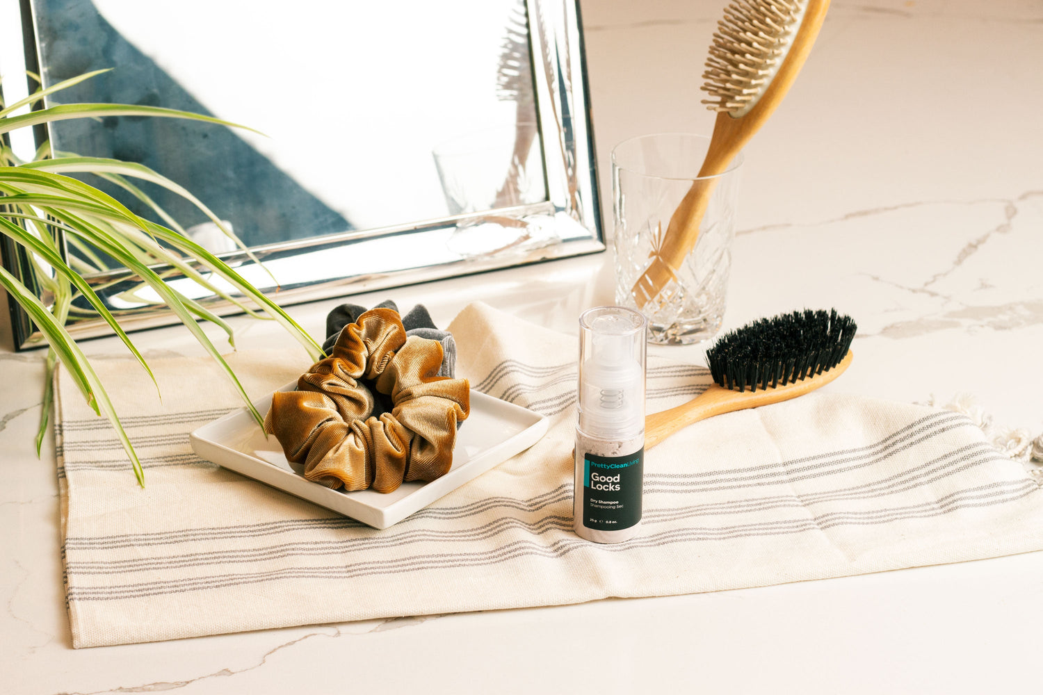 plastic-free hair brushes & accesories