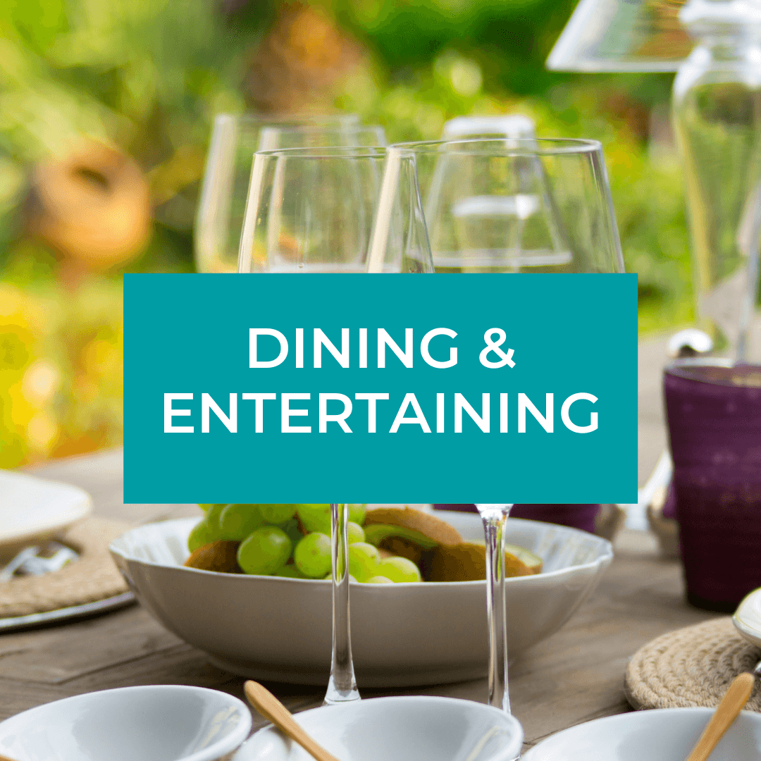sustainable dining and entertaining