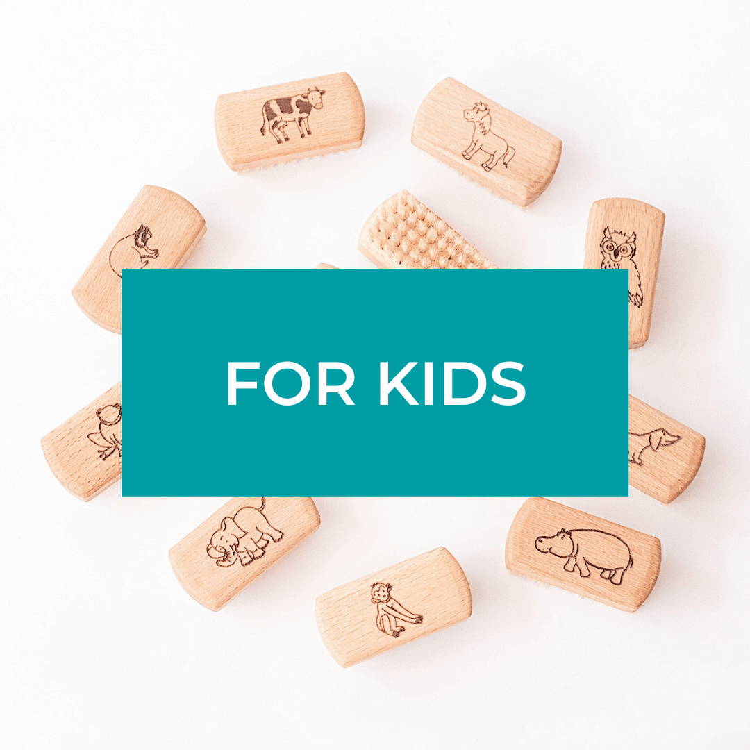 Redecker brushes for kids plastic-free