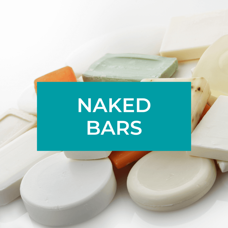 Low-waste, minimal-packaging or completely naked soap conditioner shampoo bars