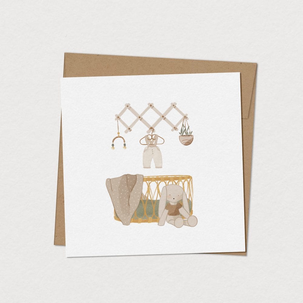 Greeting Card - Charlie's Crib
