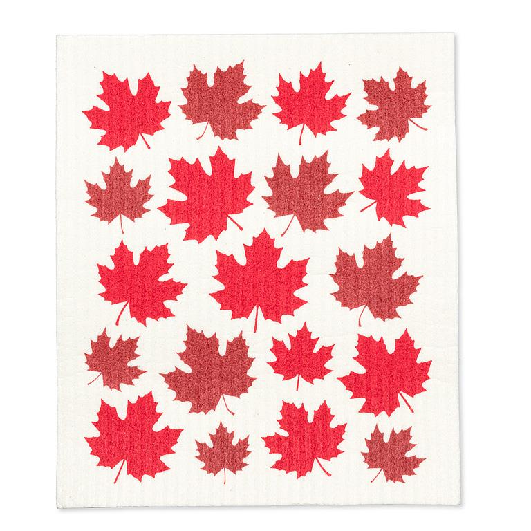 Maple Leaf Swedish Sponge & Kitchen Tea Towel