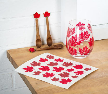 Maple Leaf Swedish Sponge & Kitchen Tea Towel