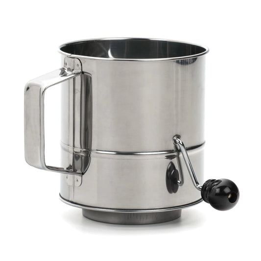 Crank Style Flour Sifter - 3 Cup