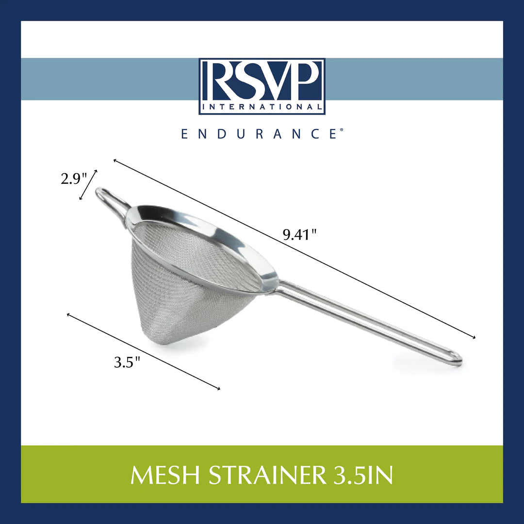 Conical Mesh Strainer 3.5in