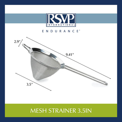 Conical Mesh Strainer 3.5in
