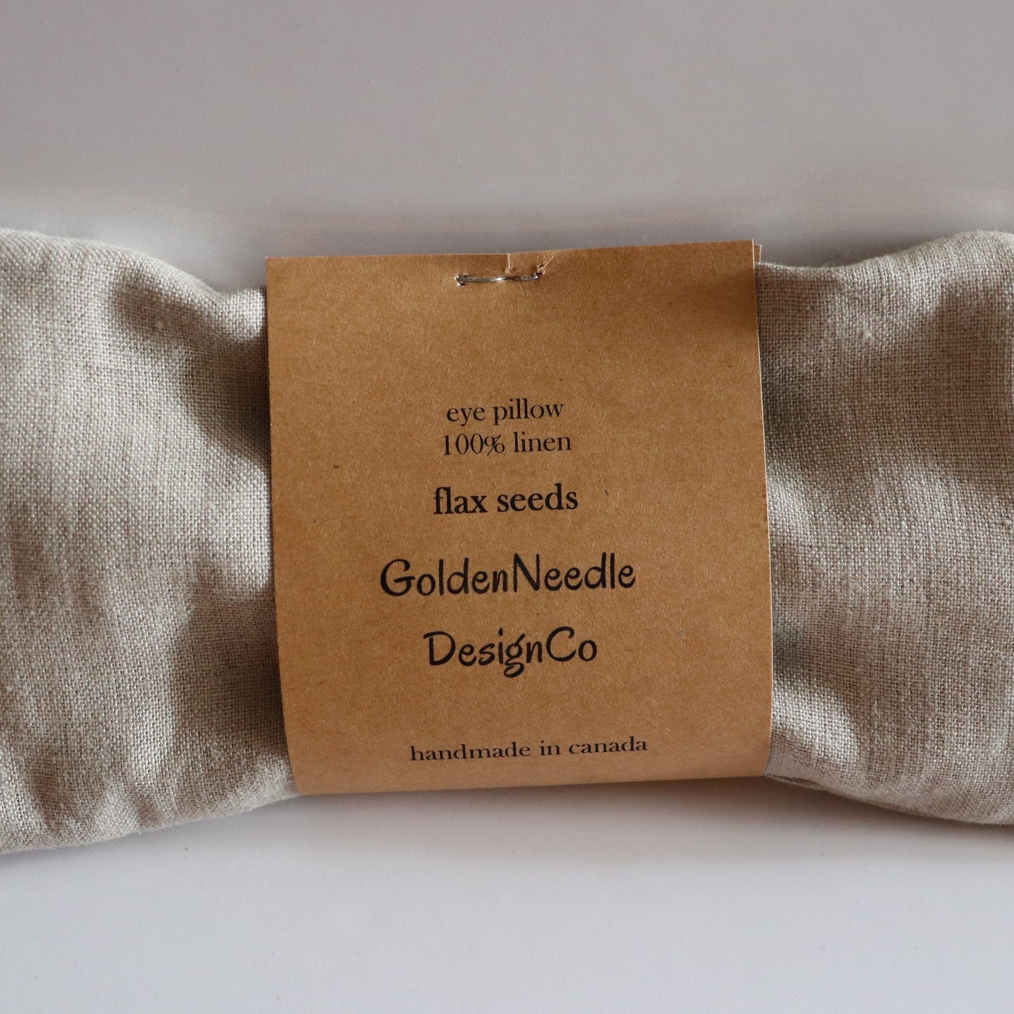 Linen Weighted Eye Pillow - Unscented | prettycleanshop